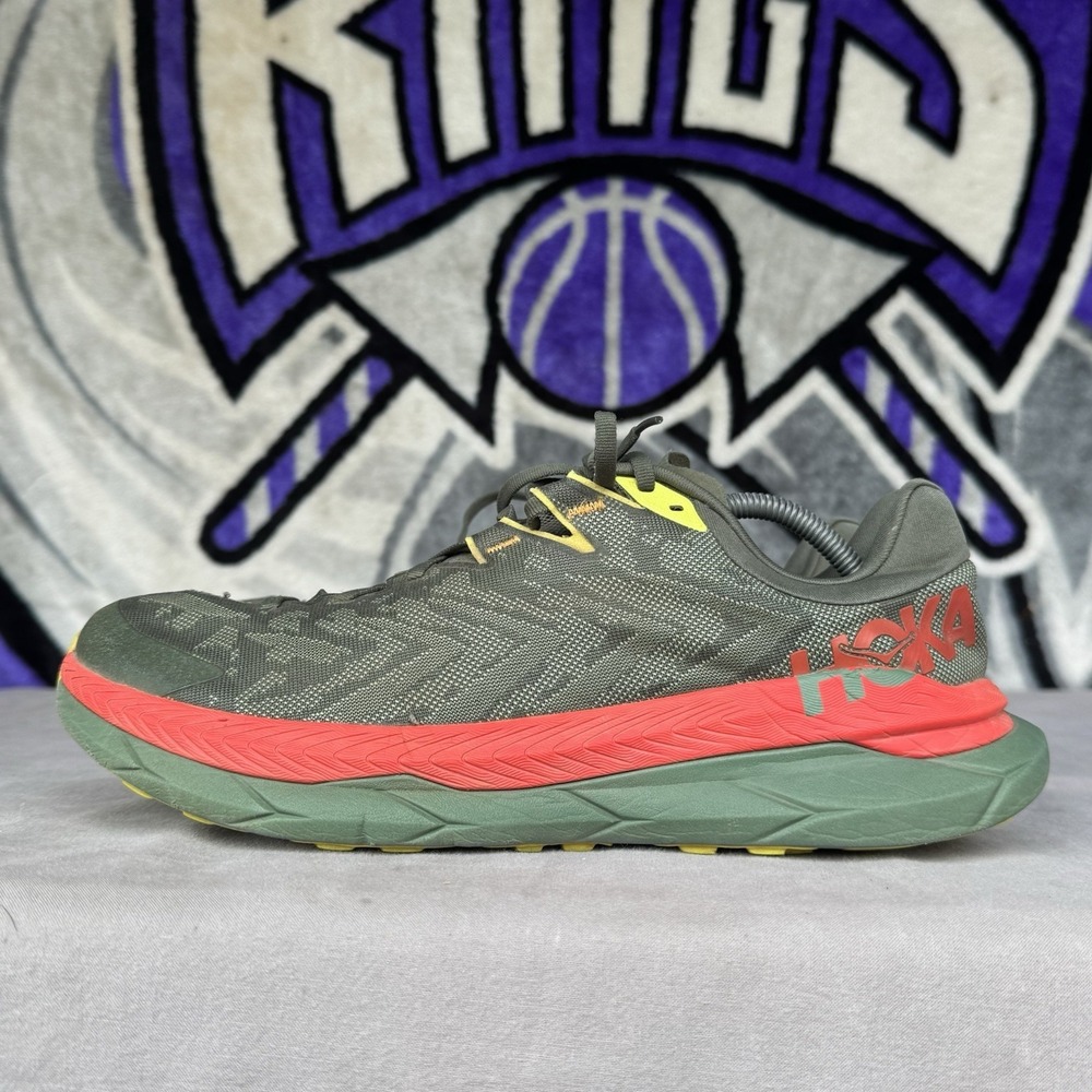 Size 11.5D - Hoka One One Tecton X Sneakers Men Shoes Green Trail 1123161 TFST